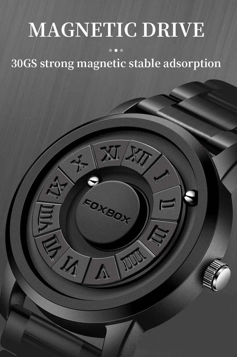 LIGE Luxury Watch Men Creative Scrolling Pointer Magnetic Force Sport Watches Men Quartz Chronograph Man Clock Relogio Masculino